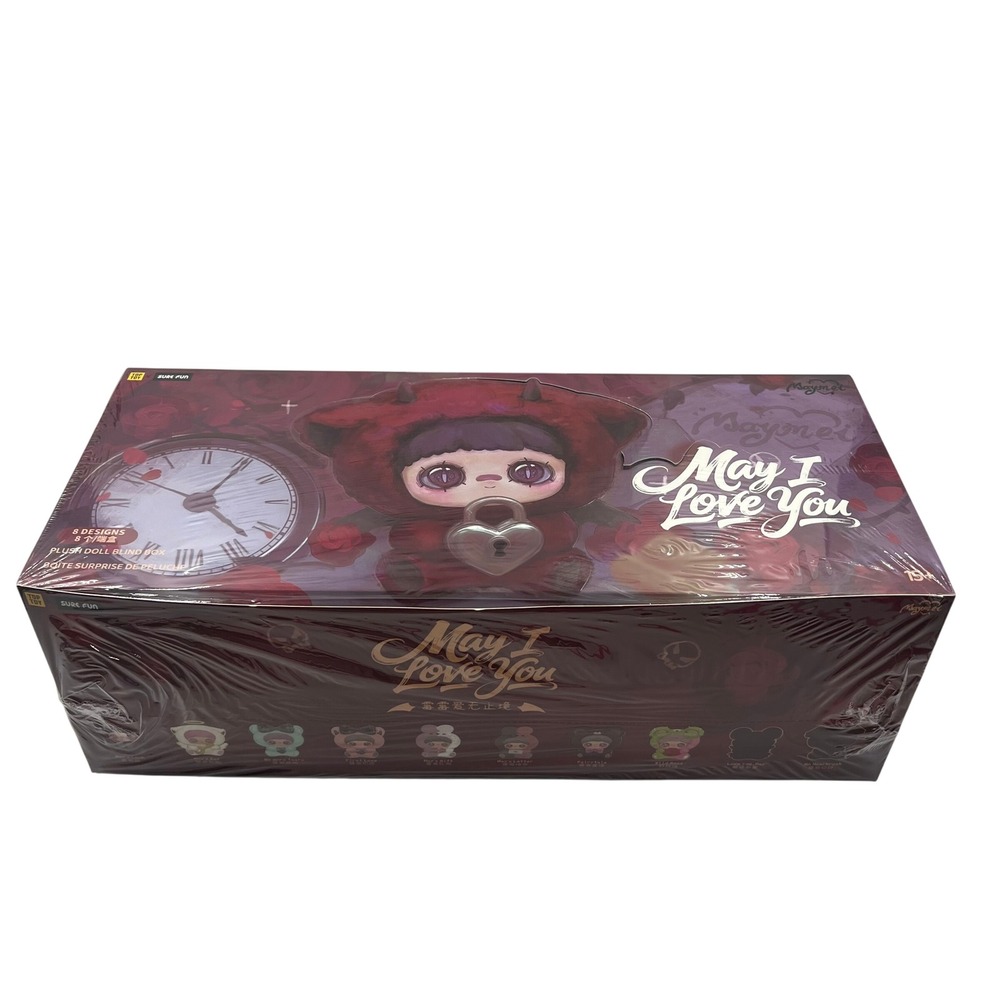 MayMei May I Love You Series Plush Doll Blind Box Full Case 8 Unopened Boxes